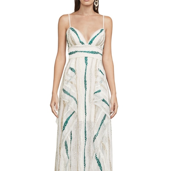 *SOLD* NWT Bcbgmaxazria Liliana Tulle Maxi Dress - Picture 3 of 7